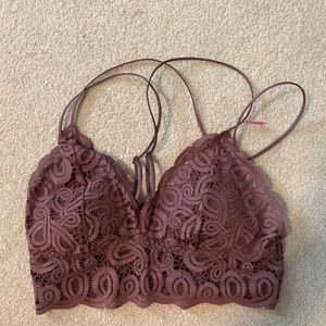 PINK LACE BRALETTE